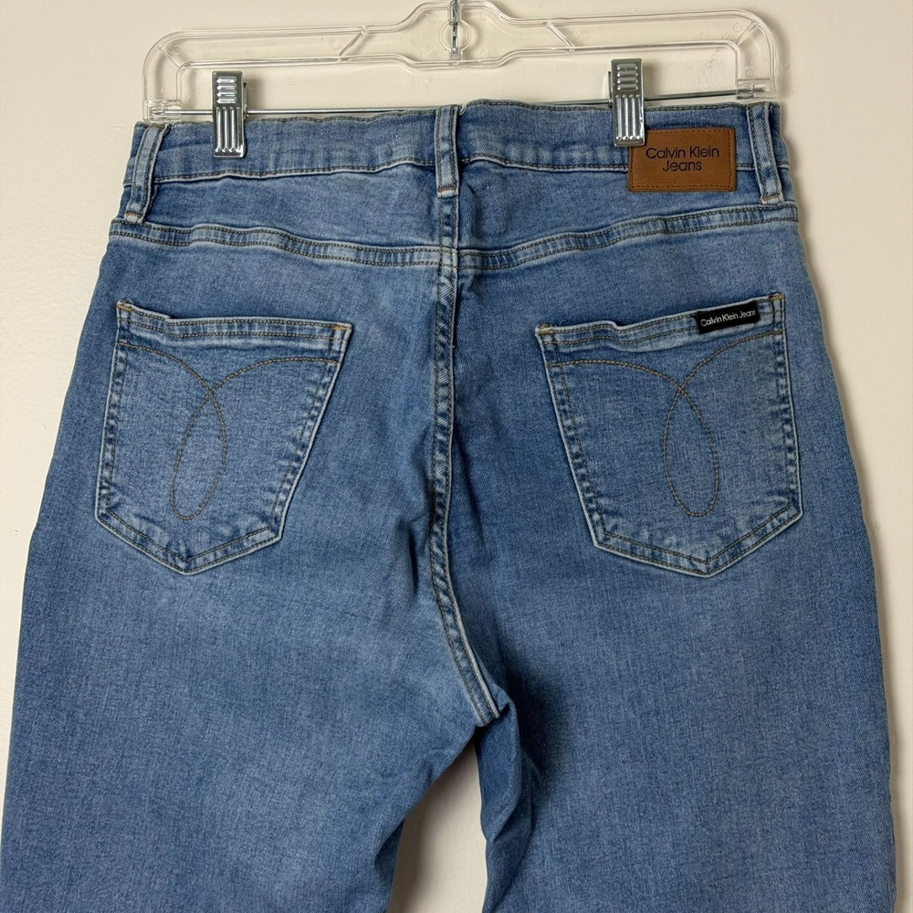 Calvin Klein Jeans Women's 10/30 Blue Straigh Mid Rise Stretch